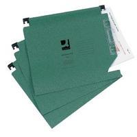 Q-Connect Green Manilla 275mm Lateral File Pack of 25 KF01184