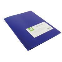 q connect 10 pocket blue display book kf01247