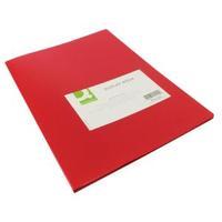 q connect 20 pocket red display book kf01250