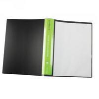 q connect presentation display book 40 pocket black kf01267