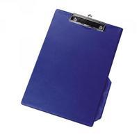 q connect blue a4foolscap pvc clipboard kf01297