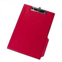 q connect pvc clipboard foolscapa4 red kf01298