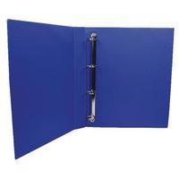 q connect presentation 25mm a4 blue 4d ring binder kf01327