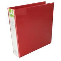 q connect presentation 40mm a4 red 4d ring binder kf01330