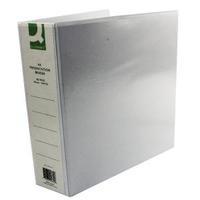 q connect presentation 65mm a4 white 4d ring binder pack of 6 kf01334q