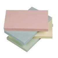 Q-Connect Repositionable 76 x 127mm Pastel Rainbow Quick Notes Pack of