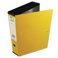 Q-Connect Box Foolscap File 75mm Yellow Pack of 5 31819KIN0
