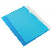 Q-Connect Blue Cut Flush A4 Folder Pack of 100 KF01486