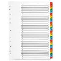 Q-Connect Multi-Punched 1-31 Reinforced Multi-Colour A4 Index Numbered