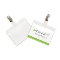 Q-Connect Visitor Badge 60x90mm Pack of 25 KF01560