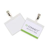 Q-Connect Security Badge 60x90mm Pack of 25 KF01562