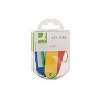 Q-Connect Key Fobs Assorted Pack of 6