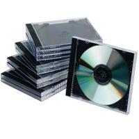 Q-Connect Black Clear CD Jewel Case Pack of 10 KF02209