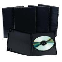 Q-Connect Black DVD Case - Pack of 5