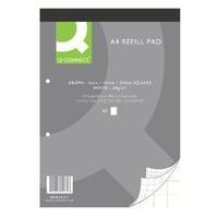 q connect a4 graph refill pad 80 leaf pack of 10 kf02231