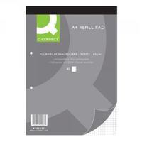 Q-Connect A4 Refill Pad Quadrille Ruled Pack of 10 KF02233