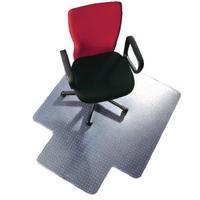 q connect chair mat pvc 1143x1346mm clear