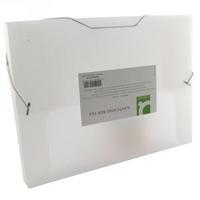 Q-Connect Elasticated Box File Clear KF02310