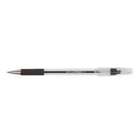 Q-Connect Medium Black Stick Ballpoint Pen Pack of 20 KF02457