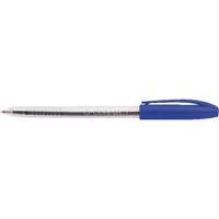 Q-Connect Medium Blue Stick Ballpoint Pen Pack of 20 KF02458