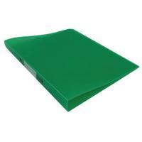 Q-Connect 2 Ring Frosted Green A4 Binder KF02484