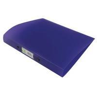 Q-Connect 2 Ring Frosted Purple A4 Binder KF02486