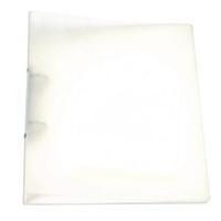 Q-Connect 2 Ring Frosted Clear A4 Binder KF02487