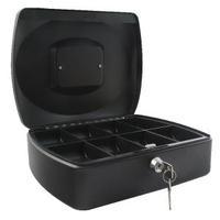 Q-Connect 12 inch Black Cash Box