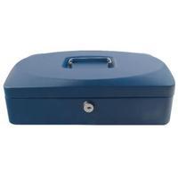 Q-Connect 12 inch Blue Cash Box