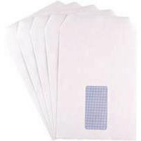 Q-Connect C5 Window Envelopes 90gsm Self Seal White Pack of 500