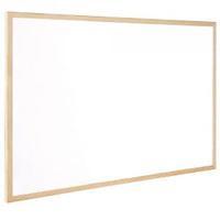 Q-Connect Wooden Frame Whiteboard 600x900mm KF03571