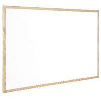 Q-Connect Wooden Frame Whiteboard 900x1200mm KF03572