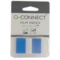 Q-Connect Blue 1 Inch Page Marker Pack of 50 KF03632