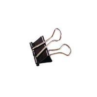 Q-Connect 16mm Black Foldback Clip Pack of 10 KF03650