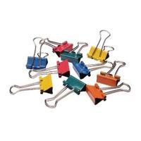 Q-Connect 19mm Assorted Foldback Clip Pack of 10 KF03651