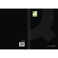 q connect black a5 casebound book pack of 3 kf03726