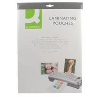 q connect a3 laminating pouch 250 micron pack of 25 kf04128