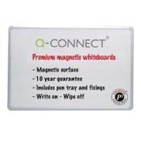 q connect 1800x1200mm magnetic drywipe board kf04148