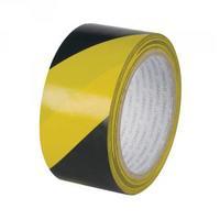 Q-Connect Yellow Black Hazard Tape Pack of 6 KF04383