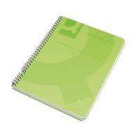 Q-Connect Green A5 Polypropylene Notepad Pack of 5 KF10033