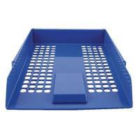 Q-Connect Blue Plastic Letter Tray CP159KFBLU