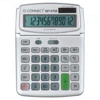 Q-Connect Large Table Top 12 Digit Calculator Grey KF15758