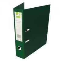 Q-Connect Green Foolscap Polypropylene Lever Arch File Pack of 10