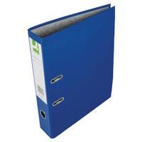 q connect blue foolscap paperbacked lever arch file pack of 10 kf20030