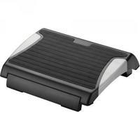 q connect black and silver rubber foot rest kf20076