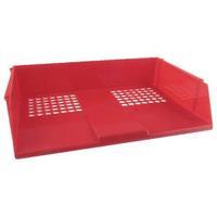 Q-Connect Red Wide Entry Letter Tray KF21691