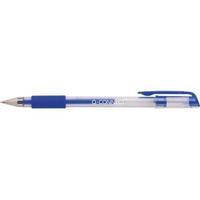 q connect 05mm line blue gel pen pack of 10 kf21717