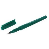 q connect fineliner pen 04mm green pack of 10 kf25010