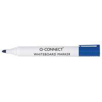 q connect blue drywipe marker pen pack of 10 kf26036