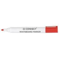 Q-Connect Red Drywipe Marker Pen Pack of 10 KF26037